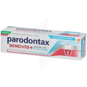 Parodontax Gencives + Sensibilite Dentifrice Haleine FraÎcheur Intense T/75ml à Talence