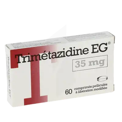 TRIMETAZIDINE EG 35 mg, comprimé pelliculé à libération modifiée