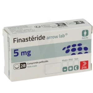 Finasteride Arrow Lab 5 Mg, Comprimé Pelliculé