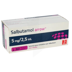 Salbutamol Arrow 5 Mg/2,5 Ml, Solution Pour Inhalation Par Nébuliseur En Récipient Unidose