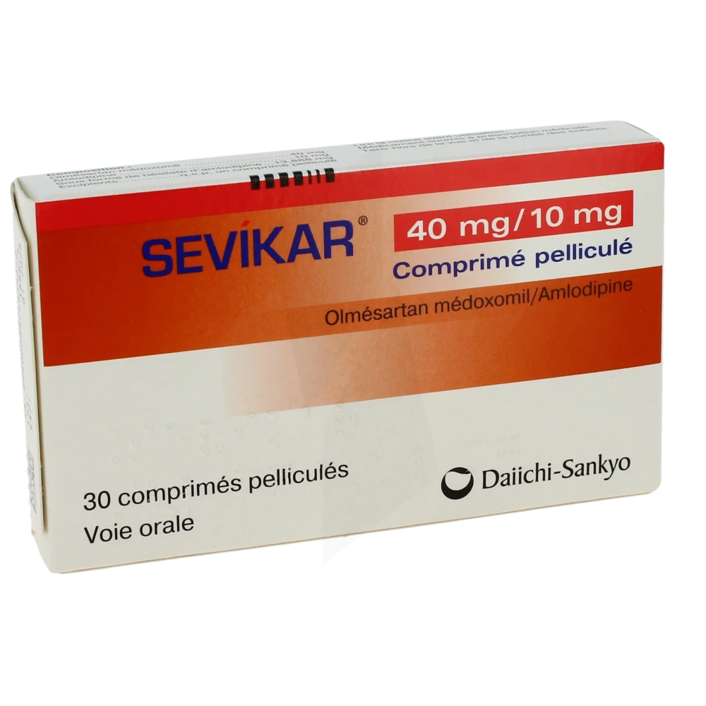 Sevikar 40 Mg/10 Mg, Comprimé Pelliculé