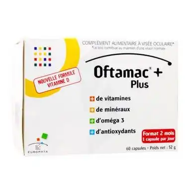 Oftamac + Caps Visée Oculaire B/60 à ANDERNOS-LES-BAINS