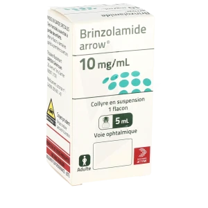 Brinzolamide Arrow 10 Mg/ml, Collyre En Suspension