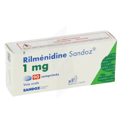 RILMENIDINE SANDOZ 1 mg, comprimé