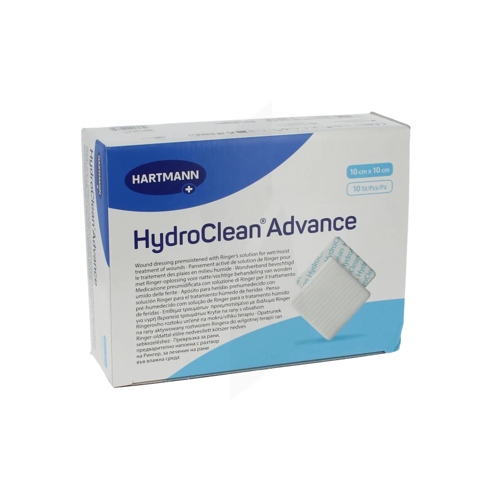 Hydroclean® Advance Pansement Irrigo-absorbant Carré 10 X 10 Cm