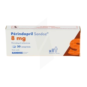 Perindopril Sandoz 8 Mg, Comprimé