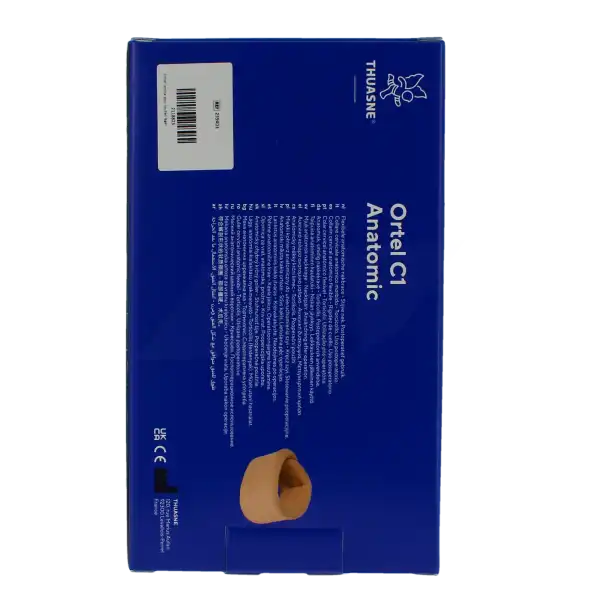 Thuasne C1 Anatomique Collier Cervical Marine 7,5cm Taille 1