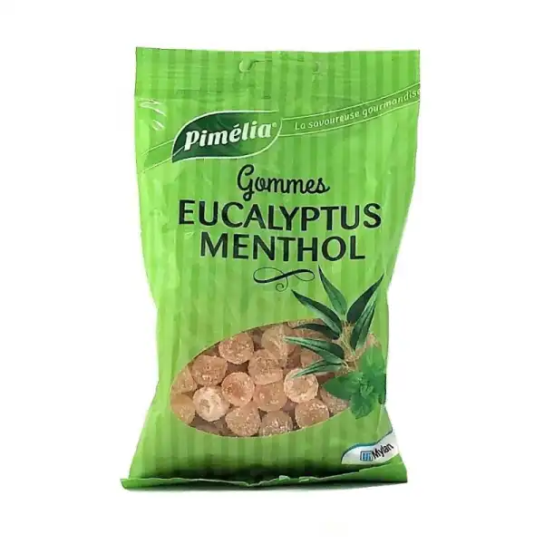 Pimelia Gommes Eucalyptus Menthol Sach/100g