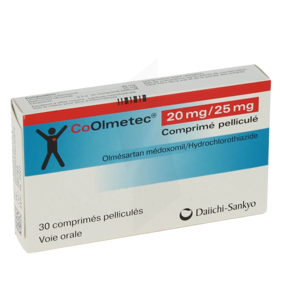 Coolmetec 20 Mg/25 Mg, Comprimé Pelliculé