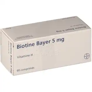 Biotine Bayer 5 Mg, Comprimé à Pau