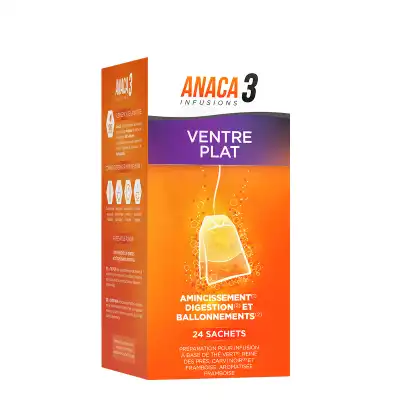 Anaca3 Infusion Ventre Plat Tisane 24 Sachets à VANDOEUVRE-LES-NANCY