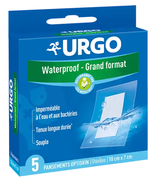 Urgo Pansements Prédécoupés Waterproof Grand Format B/5