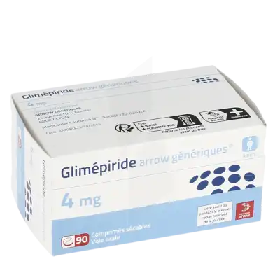 Glimepiride Arrow Generiques 4 Mg, Comprimé Sécable à Casteljaloux