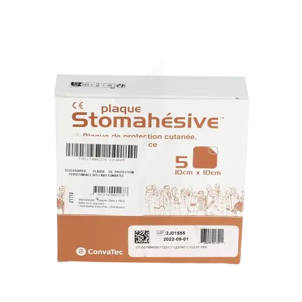 Stomahesive Plaque 10x10cm B/5