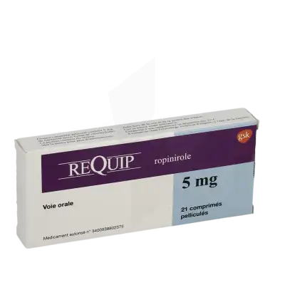 REQUIP 5 mg, comprimé pelliculé