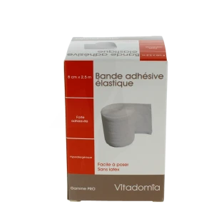 Vitadomia Bande Adhésive élastique 8cmx2,5m