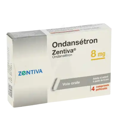 ONDANSETRON ZENTIVA 8 mg, comprimé pelliculé