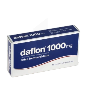 Daflon 1000 Mg Comprimés Pelliculés Plq/18