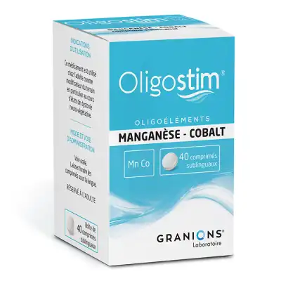 Oligostim Manganese Cobalt, Comprimé Sublingual à Bordeaux