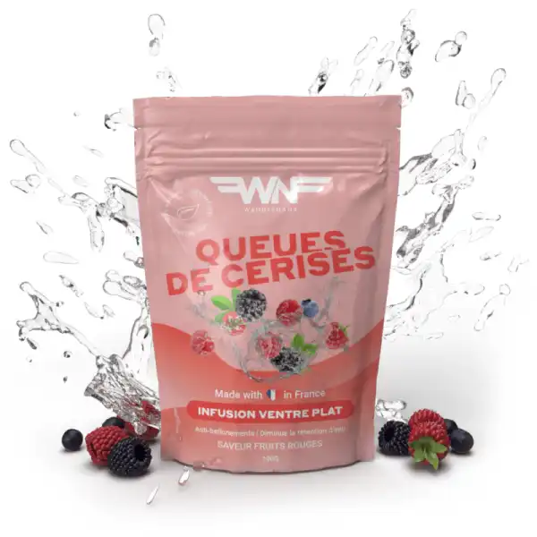 Wandernana Queues De Cerises Infusion Ventre Plat Fruits Rouges Sachet/100g