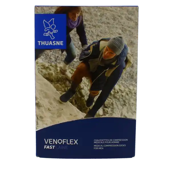 Venoflex Fast 2 Chaussette Laine Homme Anthracite Taille 3n