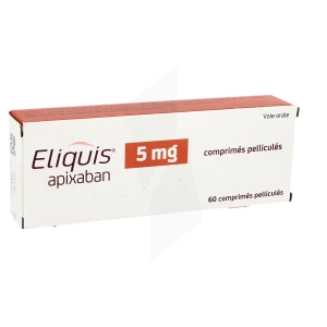 Eliquis 5 Mg, Comprimé Pelliculé