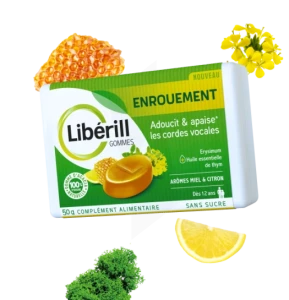 Libérill Gomme Enrouement B/50g