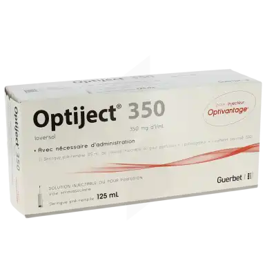 Optiject 350 Mg D'i/ml, Solution Injectable Ou Pour Perfusion à LIVRON-SUR-DROME