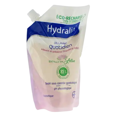 Hydralin Quotidien Gel Lavant Usage Intime Eco-recharge De 400 Ml à Lons