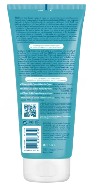 Bioderma Abcderm Cold Cream Crème Nourrissante Bébé 200ml