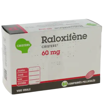 RALOXIFENE CRISTERS 60 mg, comprimé pelliculé