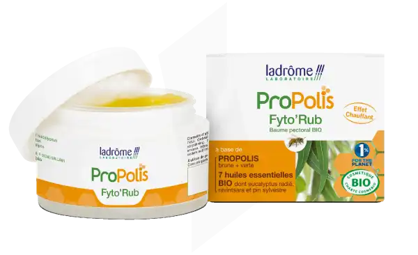 Ladrôme Fyto'rub Baume Propolis Et Eucalyptus 45g