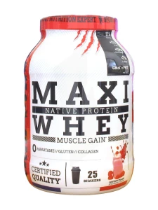 Eric Favre Maxi Whey Entretien Musculaire 750 G Saveur Fraise