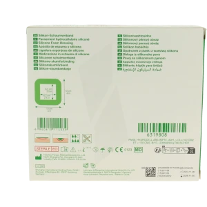 Suprasorb P Sensitive Border Pansement Hydrocellulaire Siliconé Stérile Avec Bord Auto-fixant 10x10cm B/10