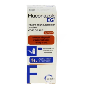 Fluconazole Eg 10 Mg/ml, Poudre Pour Suspension Buvable