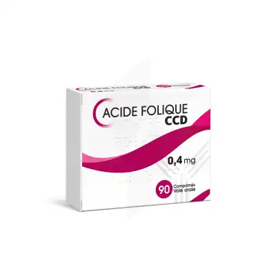 Acide Folique Ccd 0,4 Mg, Comprimé à Angers