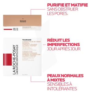 La Roche Posay Toleriane Correcteur De Teint Minéral Compact-poudre N°14 Beige Rosé 9,5g