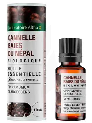 Laboratoire Altho Huile Essentielle Cannelle Baies Du Népal Bio 10ml