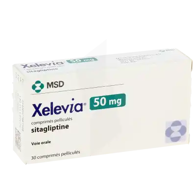 Xelevia 50 Mg, Comprimé Pelliculé à SAINT-PRIEST