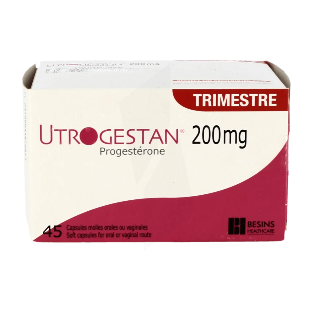 Pharmacie des Arts - Médicament Utrogestan 200 Mg, Capsule Molle ...