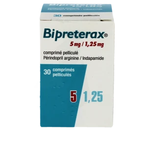 Bipreterax 5 Mg/1,25 Mg, Comprimé Pelliculé