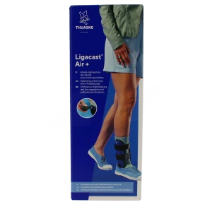 Thuasne Ligacast Air+ Chevillère Stabilisatrice Noir/bleu Taille 0