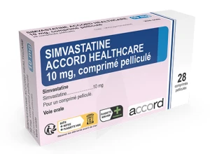 Simvastatine Accord Healthcare 10 Mg, Comprimé Pelliculé
