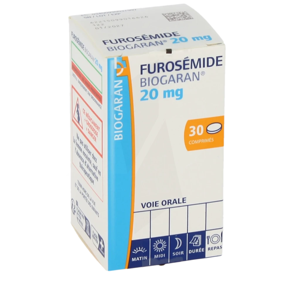 Furosemide Biogaran 20 Mg, Comprimé