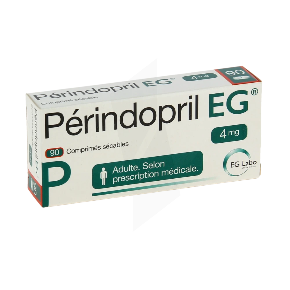 Perindopril Eg 4 Mg, Comprimé Sécable