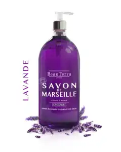 Beauterra - Savon De Marseille Liquide - Lavande 300ml à SAINT-JEAN-DE-LIVERSAY