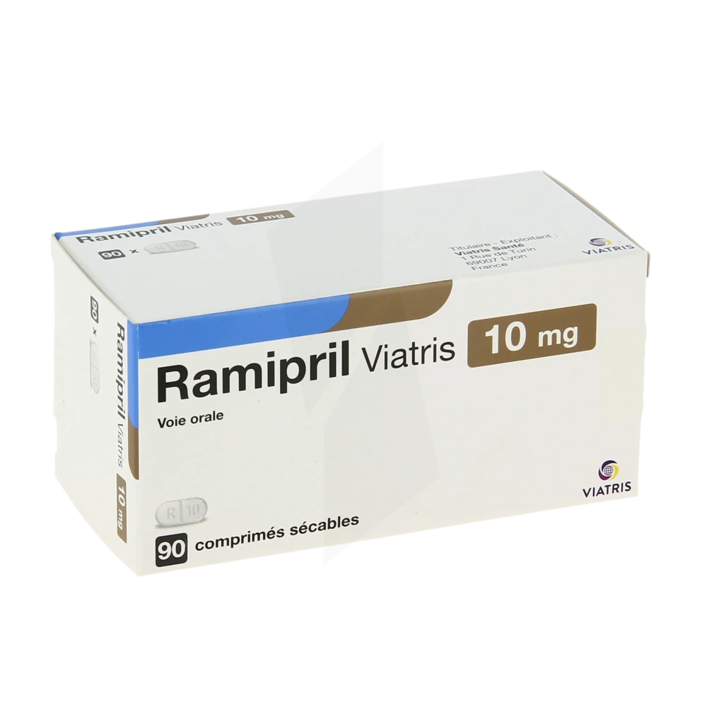 Ramipril Viatris 10 Mg, Comprimé Sécable