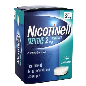 Nicotinell Menthe 2 Mg, Comprimé à Sucer Plaq/144