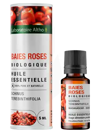 Laboratoire Altho Huile Essentielle Baies Roses Bio 5ml