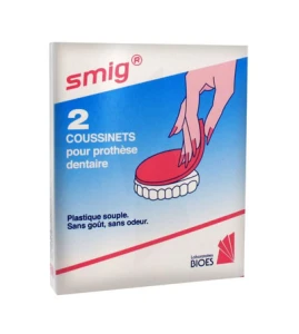 Smig Coussinet Pour Dentier Et ProthÈse Pochette/2